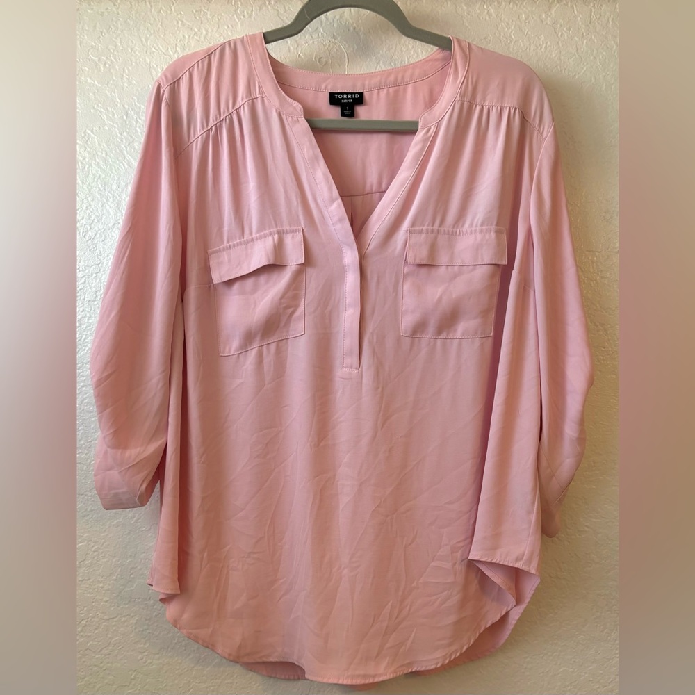 Torrid Baby Pink top
